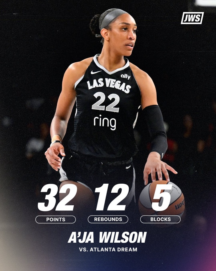 阿贾狂揽32分12篮板5盖帽率队豪取八连胜，生涯30+10数据碾压男友热巴